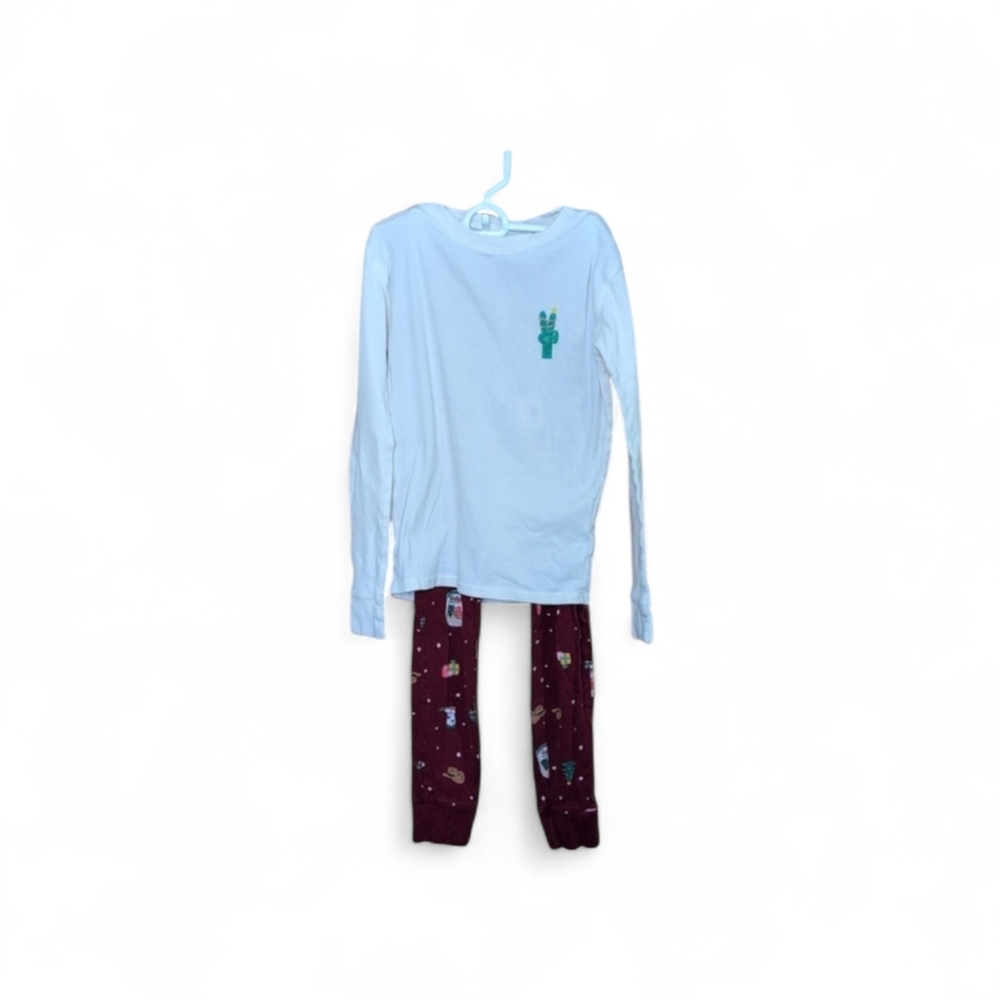 Old Navy Red And White Howdy Holidays Pj Set Size XXL